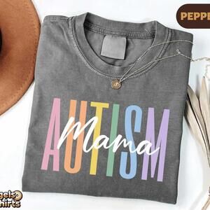 Autism Mama Shirt, S Support Autism Tee, Awareness Month T-Shirt